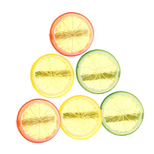 PLAFOPE 6stücke Zitronenscheiben Haarspangen Für Frauen Süße Fruchthaarspange Haarschmuck Mit Realistischem Design Für Partys Geburtstage Und Alltagsfrisuren von PLAFOPE