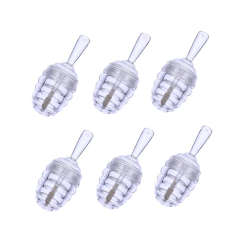 PLAFOPE 6stücke Leere Lip Gloss Rohre Honeycomb Lippenstift Rohre Lip Balm Container Klare Lipgloss-tube Leerer Lippenbalsam-behälter von PLAFOPE