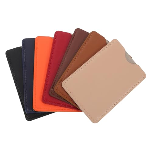 PLAFOPE 7 Stück Teiliges PU Leder Kartenetui RFID Geschützte Bankkartenhüllen Schlankes Leichtes Kartenetui für Geldbörse und Tasche Schützt vor Datendiebstahl und Informationsverlust für von PLAFOPE