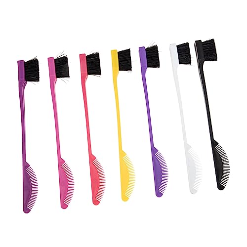 PLAFOPE 7stücke Teiliges Augenbrauenpinsel Kamm Und Bürste Für Eyeliner Wimpern Und Haarfärbung Für Make-up-anfänger Und Profis Im Salongebrauch von PLAFOPE