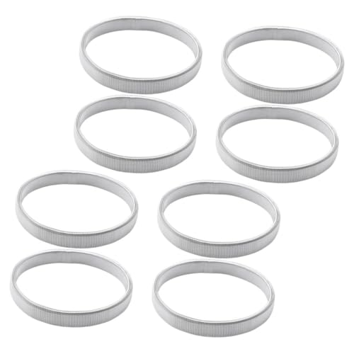 PLAFOPE 8 Stück Elastische Ärmelhalter Teiliges Metallarmbänder mit Federnder Spannung Langlebig und Kratzfest Armbänder für Herren und Damen Vielseitig für Arbeit und Freizeit von PLAFOPE