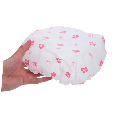 PLAFOPE 8stücke Eva Duschhauben Wasserdichte Haarabdeckungen Aus Plastik Für Frauen Mit Langem Dickem Haar Wiederverwendbar Für Spa Küche Reisen Und Haarschutz von PLAFOPE