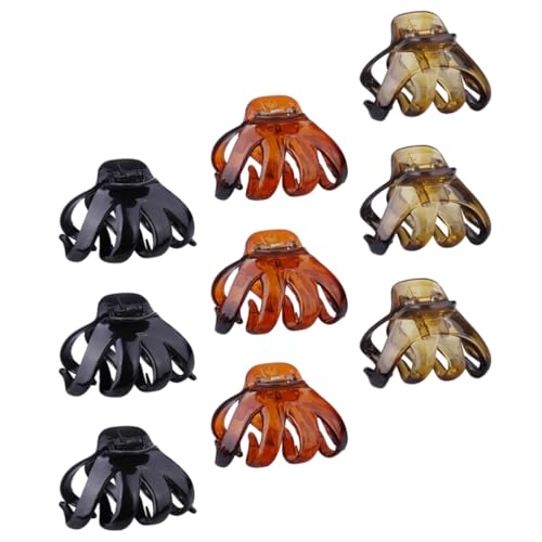 PLAFOPE 9stücke Oktopus Haarkralle Aus Kunststoff Haarspange Für Frauen Und Praktisch Für Alltag Und Feiern von PLAFOPE