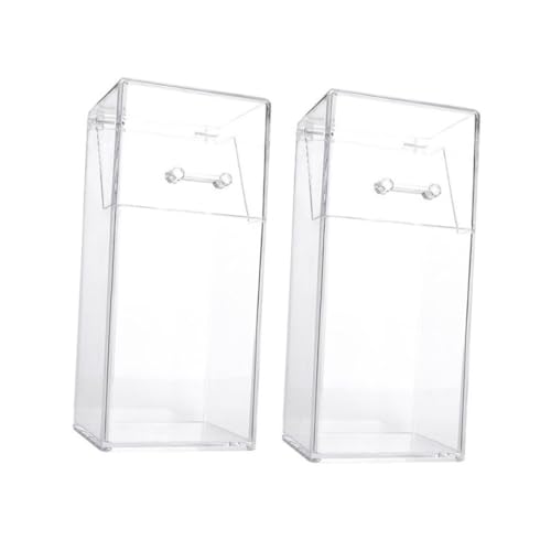 PLAFOPE Acryl-pinselbox 2 Stück Bleistift-aufbewahrungsbox Deckel Make-up-pinsel-aufbewahrungsbehälter Kompakter Und Praktischer Desktop-organizer PLAFOPE Acryl-pinselbox 2 Stück Bleistift-aufbewahrungsbox Deckel Make-up-pinsel-aufbewahrungsbehälter Kompakter Und Praktischer Desktop-organizer von PLAFOPE