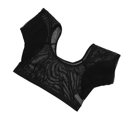 PLAFOPE Atmungsaktive Damen Schweißweste Transparentes Ultraleichtes Anti Schweiß Oberteil Mit Baumwoll Schweißpolstern Für Optimalen Schutz Unter Den Achseln Größe von PLAFOPE