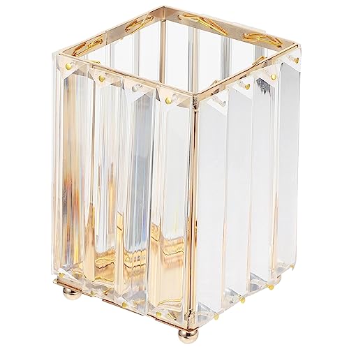 PLAFOPE Desktop Kristall Make-Up Pinsel Lagerung Box Make-Up Organizer Box Kosmetik Pinsel für Büro Schreibtisch von PLAFOPE
