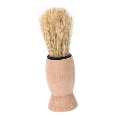 PLAFOPE Bartpflegebürste Herren Retro Design Vielseitiger Rasierpinsel Haarschneide Bürste Profi Barber Neck Duster für Friseure und Zuhause Effiziente Reinigung nach Haarschnitt von PLAFOPE