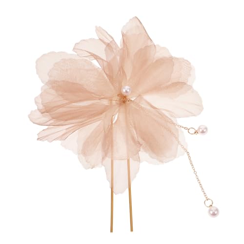 PLAFOPE Blumen-haarnadeln U-förmig Perle Blumenmuster Chinesischer Stil Haarzubehör Für Frauen Und Mädchen Brautschmuck Hochzeit Geburtstag Brautjungfern von PLAFOPE