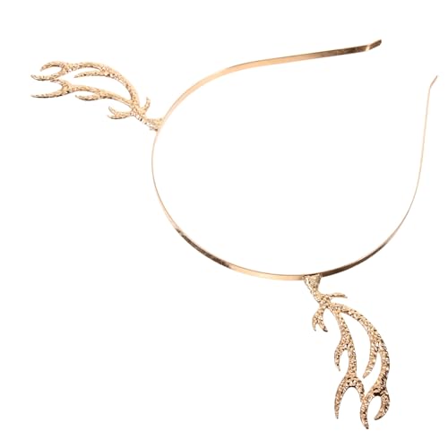 PLAFOPE Boho Geweihförmiges Haarband Für Frauen Und Mädchen Elegantes Stirnband Aus Legierung Für Festliche Anlässe Und Weihnachtsfeiern Ideal Für Brillenträger von PLAFOPE