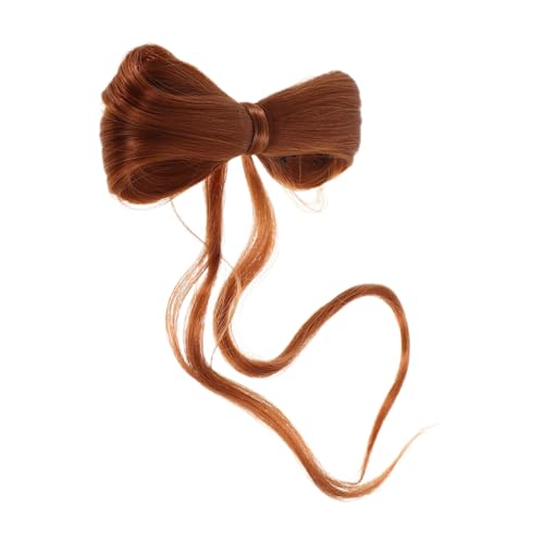 PLAFOPE Haarspangen Für Frauen Und Mädchen Haarschmuck Mit Schleife Weiche Haarteile Aus Kunstfaser Für Dutt-extensions von PLAFOPE