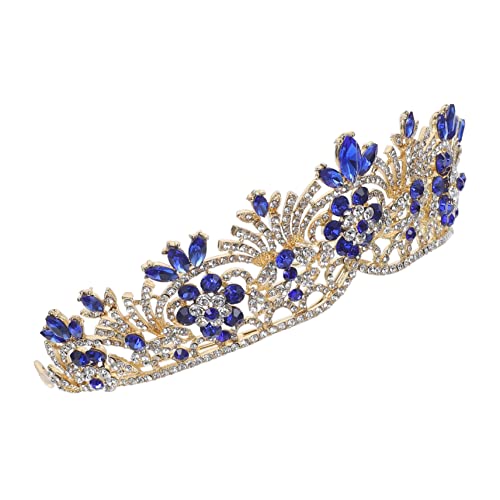 PLAFOPE Braut-kopfschmuck Aus Strass-stirnband Mit Kronen-design Für Die Hochzeit von PLAFOPE