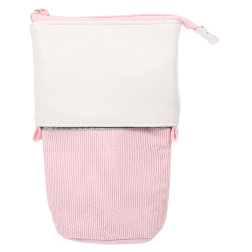 PLAFOPE Corduroy Stiftetasche mit Teleskopfunktion Großer Fassungsvermögen Vielseitiger Schreibwaren Organizer für Schule und Büro Minimalistisches Design und Leicht Tragbar Unisex von PLAFOPE