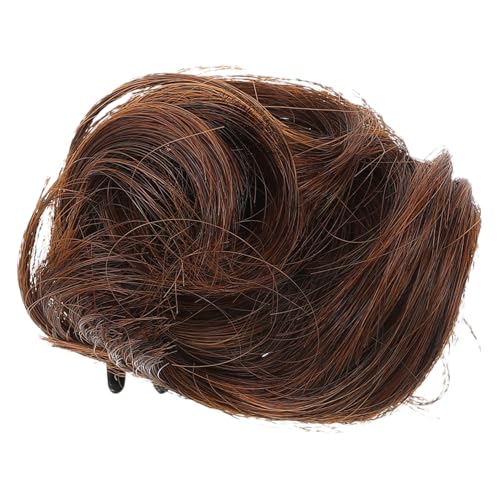 PLAFOPE Damen Dutt Haarteil Mit Haarklammer Süßes Katzenohr Design Hochwertiges Kunsthaar Einfaches Styling Für Verschiedene Anlässe Für Modebewusste Frauen Und Mädchen von PLAFOPE