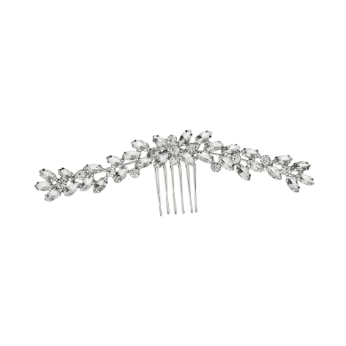 PLAFOPE Delikater Haarkamm mit Funkelnden Strasssteinen Eleganter Haarschmuck für Frauen Braut und Brautjungfern Romantisches Design Feine Verarbeitung Dekoratives Accessoire für Hochzeit PLAFOPE Delikater Haarkamm mit Funkelnden Strasssteinen Eleganter Haarschmuck für Frauen Braut und Brautjungfern Romantisches Design Feine Verarbeitung Dekoratives Accessoire für Hochzeit von PLAFOPE