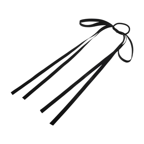 PLAFOPE Elastisches Haargummi mit Schleife Stabilem Vielseitig als Haarband oder Armband für Damen und Mädchen Rutschfestes Accessoire für Eleganter Haarschmuck in Schwarz von PLAFOPE