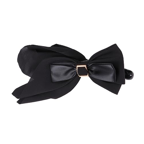 PLAFOPE Einfache Haarspange Im Modischen Stil Mit Schleife Für Frauen Und Mädchen Modische Haarspange Mit Schleife Band Zufällige Farbe von PLAFOPE