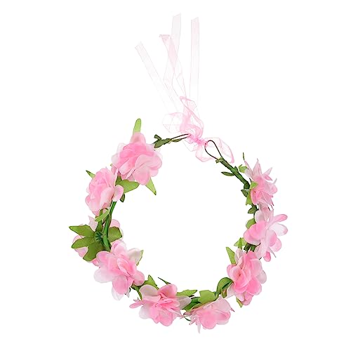 PLAFOPE 1stück Seaside Haarkranz Und Lebensechtes Stirnband Für Strandpartys Hochzeiten Und Fotografie Blumiger Kopfschmuck Für Damen von PLAFOPE