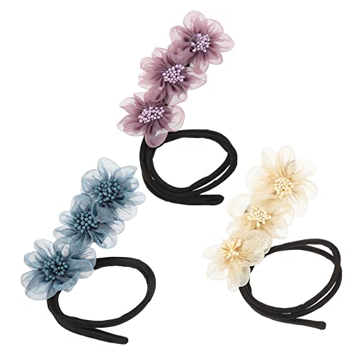 PLAFOPE Flower Bun Maker Lazy Hair Curler 3-teiliges Set Stilvolle Haar-accessoires Für Frauen Und Mädchen Für Partys PLAFOPE Flower Bun Maker Lazy Hair Curler 3-teiliges Set Stilvolle Haar-accessoires Für Frauen Und Mädchen Für Partys von PLAFOPE