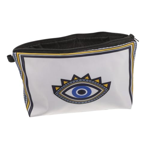 PLAFOPE Evil Eye Kosmetiktasche Für Damen Praktische Und Stylische Reisetasche Mit Reißverschluss Für Make-up Und Kosmetik Tragbar Und Vielseitig Einsetzbar von PLAFOPE
