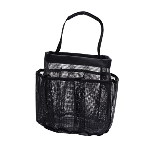 PLAFOPE Fächer Badezimmer Aufbewahrungstasche aus Oxford Mesh Stoff Langlebiger Organizer mit Tragegriff Schnelltrocknend Vielseitig für Kosmetik Toilettenartikel Handtücher Bürsten von PLAFOPE