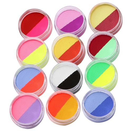 PLAFOPE Gesichtsfarben Für Körper Farbe Gesicht Make-up Farbe Kosmetische Wasserlösliche Für Fußballfans von PLAFOPE