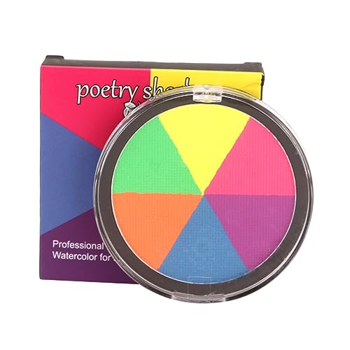 PLAFOPE Schachtel Premium-gesichts Und Körperfarbe Halloween-farbe Schnell Trocknendes Gesichtsfarbenpigment Wasserlöslich Umweltfreundlich Leicht Zu Reinigen Für Verschiedene Anlässe von PLAFOPE