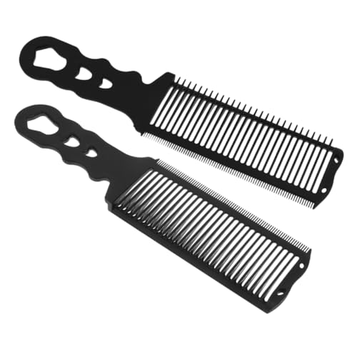 PLAFOPE 2stücke Professioneller Haarschneidekamm Stylingkamm Für Frauen Und Männer Robustes Material Ergonomisches Design Präzise Haartrimming Für Friseure Und Haarekämmen von PLAFOPE