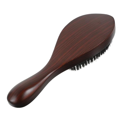 PLAFOPE Holzkamm Mit Naturborsten Für Haar Und Kopfhaut Massage-haarkamm Zum Trocknen Und Stylen Ergonomischer Griff Aus Robustem Naturholz Glänzendes Und Seidiges Haar Für Damen von PLAFOPE