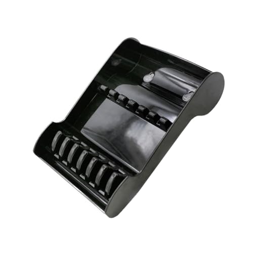 PLAFOPE Friseurscheren Organizer Aufbewahrungsbox mit Saugnapf Haar Tools Halter Stabil Großvolumig für Haarschneide Pflegegeräte Professionell Schwarz von PLAFOPE