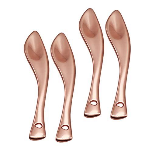 PLAFOPE 4stücke Kosmetik Gesichtscreme Löffel Kosmetik Spatel Gesichtscreme Werkzeug Für Frauen Hautpflegeprodukte Testen Mischen Auftragen von PLAFOPE