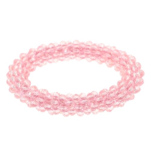 PLAFOPE Glitzernde Elastische Haarbänder mit Strasssteinen Kleine Ponytail haargummis für Mädchen Schonend und Dehnbar Modische Haaraccessoires für Alltag Party und Sport von PLAFOPE