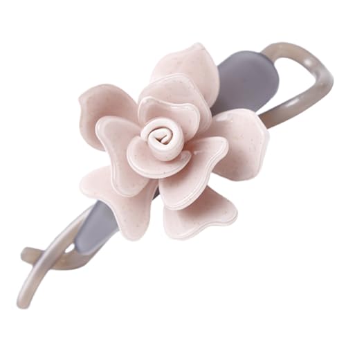 PLAFOPE Große Blumen Haarklammer für Damen Leichter Kunststoff Haarclip Rutschfest Geeignet für Dünnes und Dickes Haar Modischer Haarschmuck für Alltag Strand Arbeit und Besondere Anlässe von PLAFOPE