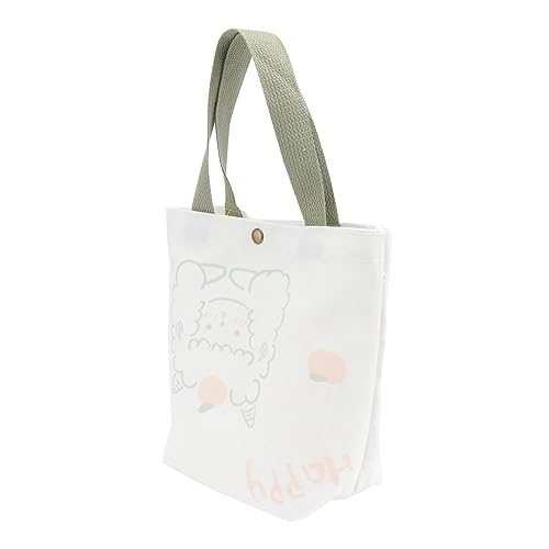 PLAFOPE Große Kapazität Canvas Tote Bag Damen Schultertasche Praktisch Langlebig Mit Komfortablem Tragegriff Für Alltag Einkaufen Freizeit Grün von PLAFOPE