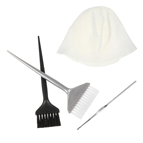 PLAFOPE Haarfärbeset Silikon-highlight-set Für Den Salon Zu Hause 4-teiliges Haarfärbehut-set Häkelnadel Aus Metall PLAFOPE Haarfärbeset Silikon-highlight-set Für Den Salon Zu Hause 4-teiliges Haarfärbehut-set Häkelnadel Aus Metall von PLAFOPE