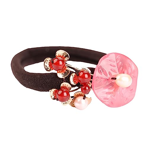 PLAFOPE Achat Pferdeschwanz Halter Damen Haarband Vintage Elastisches Haargummi Retro Haarschmuck Für Dünnes Haar von PLAFOPE