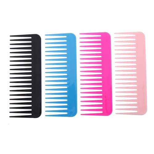 PLAFOPE 4stücke Friseurkamm Haarschneidekamm Haarstylingkamm Tragbarer Kamm Kunststoffkamm Für Männer Und Frauen Zur Täglichen Und Reisegebrauch von PLAFOPE