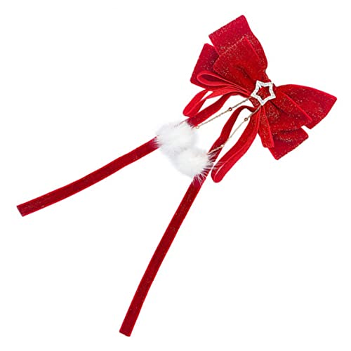 PLAFOPE Weihnachts-haarschleifen Mit Großer Schleife Und Schleife Haarspange Für Frauen Und Mädchen Stilvolles Velours- von PLAFOPE