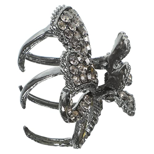 PLAFOPE Pferdeschwanz Haarklammer Mit Wasserdiamanten Mittelgroße Haarklammer Für Damen Praktischer Haarclip Für Hochsteckfrisuren Make-up Alltag Stilvolles Haarschmuck Für Partys von PLAFOPE