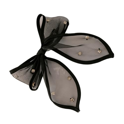 PLAFOPE Große Haarschleife Hintere Spange Clip Mit Schleife Für Frauen Mädchen Dickes Dünnes Glattes Lockiges Langes Haar Sicher Tragbar von PLAFOPE