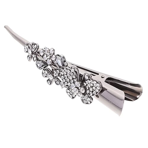 PLAFOPE Haarspange Mit Schleife Für Damen Party-haarspange Mit Strass Haarnadel Für Mädchen Einzigartiger Haarschmuck Für Hochzeit Und Alltag von PLAFOPE