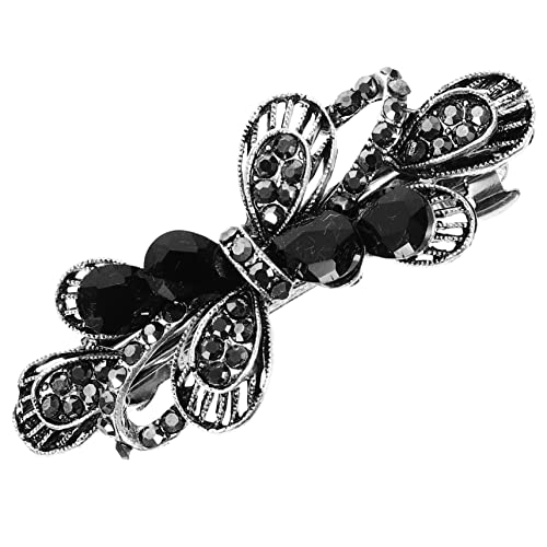 PLAFOPE Jeweled Barrette Mit Strass Luxuriöse Haarspange Für Frauen Elegante Haarschmuck Für Dickes Haar Funkelnde Frisur-accessoires Für Besondere Anlässe von PLAFOPE
