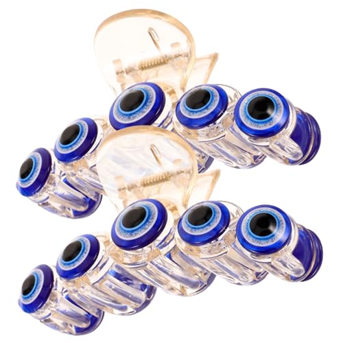 PLAFOPE 2 Stück Evil Eye Clips Große Kieferclips Für Mädchen Frauen Haarschmuck Babyhaar Dekorativ von PLAFOPE