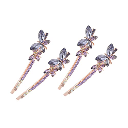 PLAFOPE Schmetterling Haar-accessoire-set 2 Paar Strass-haarnadeln Für Frauen Stilvolle Haarspange von PLAFOPE