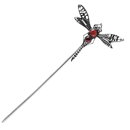 PLAFOPE Einzigartiger Haarstab Mit Libelle Haarstab Für Frauen Mit Achat Verziert Haar-accessoire Outfit von PLAFOPE