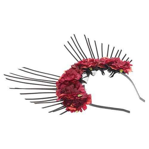 PLAFOPE Vintage Blumen Haarschmuck Für Damen Retro Stirnband Mit Heiligenschein-design Für Partys Hochzeiten Halloween Und Cosplay-veranstaltungen PLAFOPE Vintage Blumen Haarschmuck Für Damen Retro Stirnband Mit Heiligenschein-design Für Partys Hochzeiten Halloween Und Cosplay-veranstaltungen von PLAFOPE