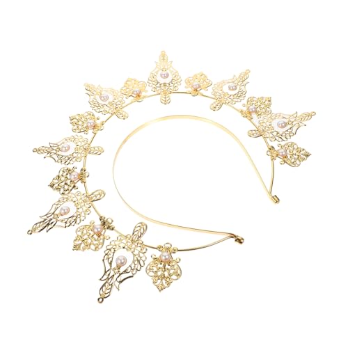 PLAFOPE Haarband Stirnband Party-foto-requisite Kostüm-kopfbedeckung Cosplay-stirnband Haarschmuck Für Damen Festival-foto-requisite Einzigartiges Stirnband Frauen-haarschmuck Frauen-haarb von PLAFOPE