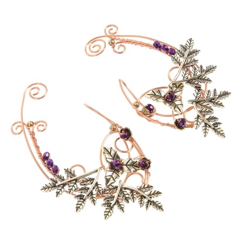 PLAFOPE Handgemachte Ohrclips im Blattdesign für Damen nicht Durchbohrend für Besondere Anlässe und Alltag Roségold Vielseitig Kombinierbar PLAFOPE Handgemachte Ohrclips im Blattdesign für Damen nicht Durchbohrend für Besondere Anlässe und Alltag Roségold Vielseitig Kombinierbar von PLAFOPE