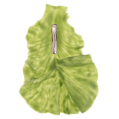 PLAFOPE Kawaii Haarklammer Lettuce Hair Clip mit Einzigartigem Blätter-design Vielseitig als Haarspange oder Brosche für Damen und Mädchen Bunte Verspielte Haarschleifen-accessoire von PLAFOPE