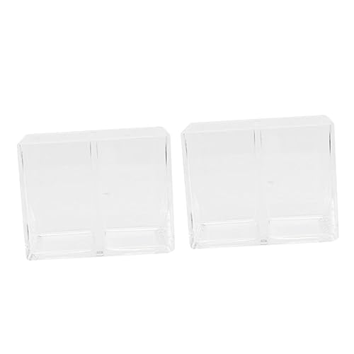 PLAFOPE Kosmetik-doppel-organizer 2 Stück Pinsel-eimer Pinselhalter Einfache Behälter von PLAFOPE