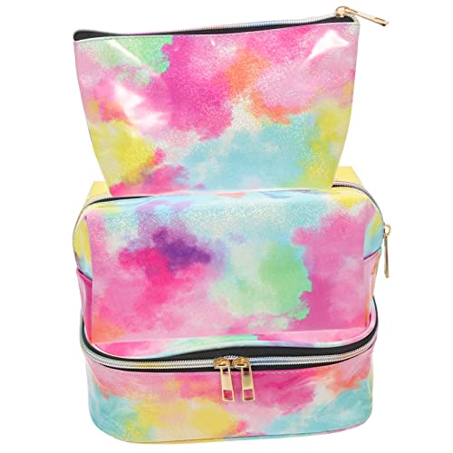 PLAFOPE Kosmetiktasche Für Mädchen 3-teiliges Set Große Kapazität Toilettenartikeltasche Make-up-Organizer Tasche Mit Reißverschluss von PLAFOPE